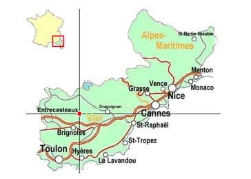 Entrecasteaux Map